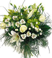 International - White Mixed Flowers Bouquet