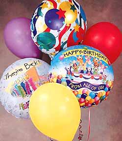 Up, Up and Away Birthday Balloon Bouquet