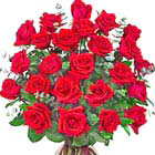 Stunning Two Dozen Roses Vased