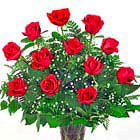 Love Always! One Dozen Roses Vase