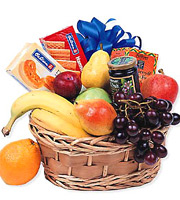Fruit and Goodies Gift Basket