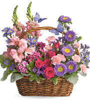 Country Basket of Blooms