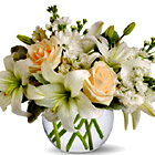 Isle of White Flowers Bouquet