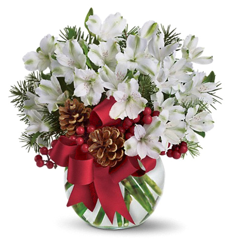 Let It Snow Flowers Bouquet