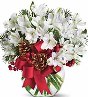 Let It Snow Flowers Bouquet