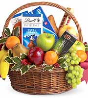 Fruits and Sweets Christmas Basket