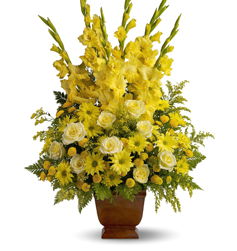 Teleflora&reg; Sunny Memories Floral Tribute