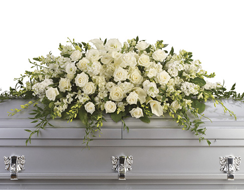 Purity and Peace Casket Spray