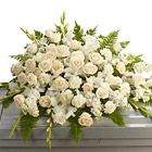 Silken Serenity Casket Spray