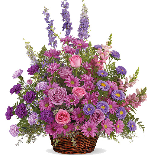 Gracious Lavender Sympathy Basket