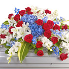 Patriotic Casket Spray