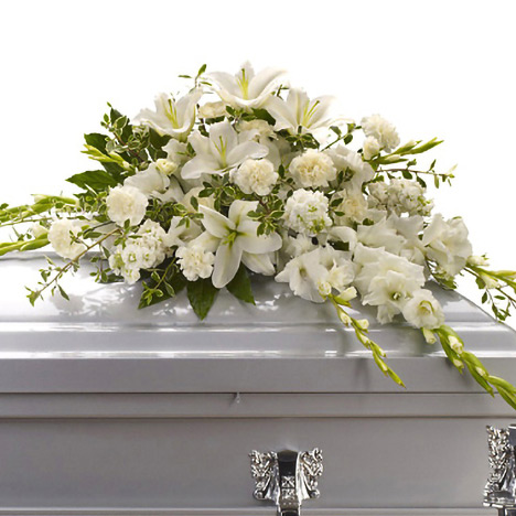 Bountiful Memories Casket Spray