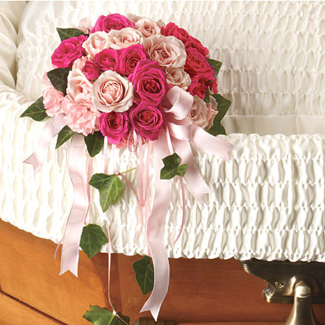 Rose Reflection Casket Accent