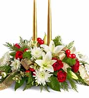 Golden Gathering Holiday Centerpiece