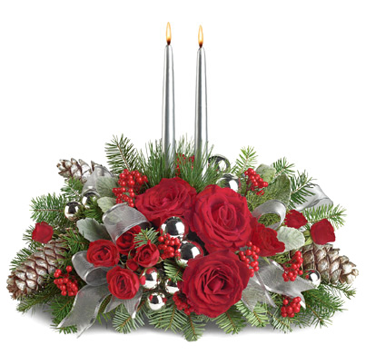 Joyous Glow Holiday Centerpiece