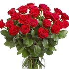 Two Dozen Roses Vased