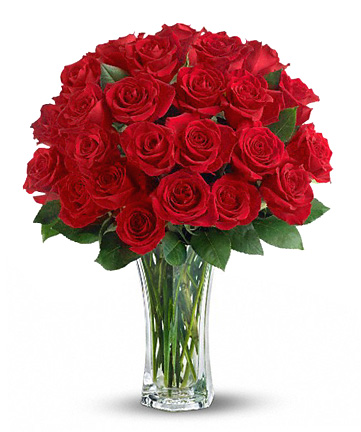 Love and Devotion Roses Vase