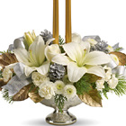 Teleflora® Silver and Gold Centerpiece