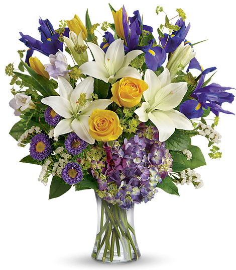 Floral Spring Iris Bouquet