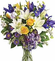 Floral Spring Iris Bouquet