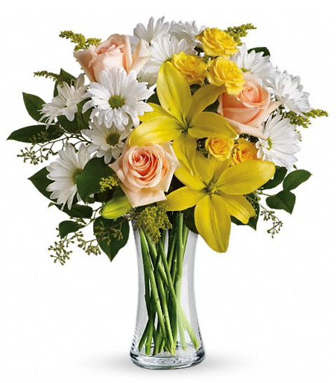 Daisies and Sunbeams Vase