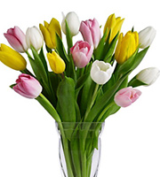 Spring Tulips Vase