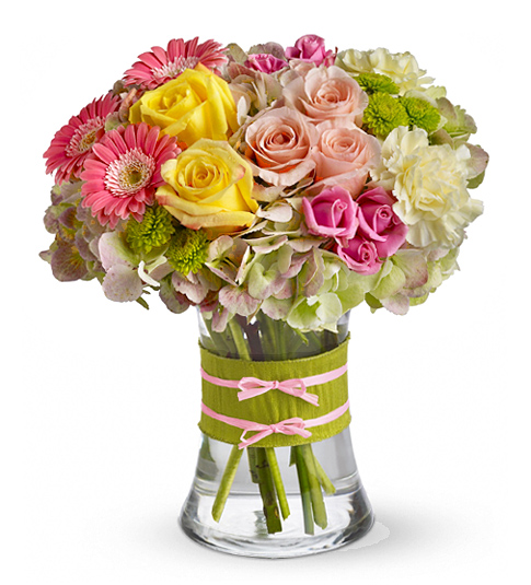 Fashionista Blooms Flowers Vase