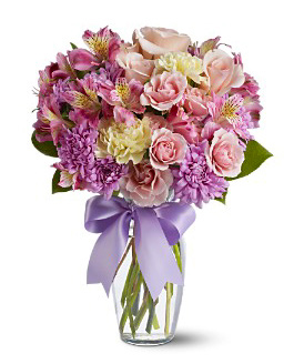 Lavender Wishes Vased Bouquet
