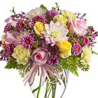 Soft and Beautiful Flowers Vase