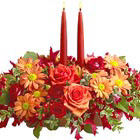 Autumn Lights Candle Centerpiece