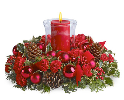 Christmas By Candlelight Centerpiece