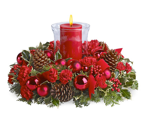 Christmas By Candlelight Centerpiece