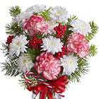 Holiday Wishes Vased Bouquet