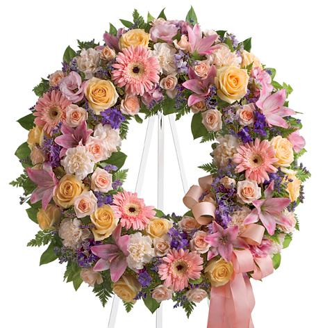Graceful Funeral Wreath
