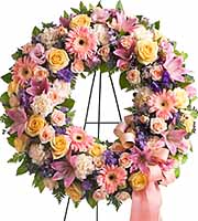 Graceful Funeral Wreath