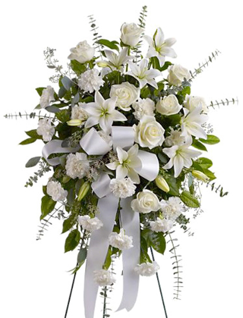 Serenity Sympathy Flowers Spray