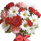 Hugs and Kisses Flowers Vase