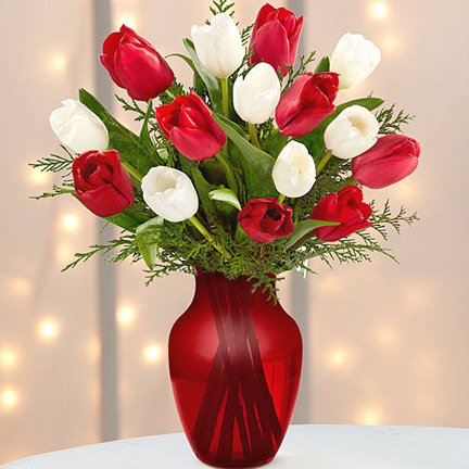 - Merry Moments Holiday Tulip Bouquet