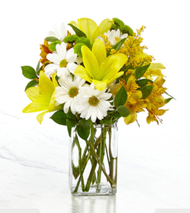 - Come Rain or Shine Bouquet with Vase