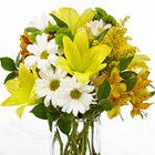 Come Rain or Shine Bouquet with Vase