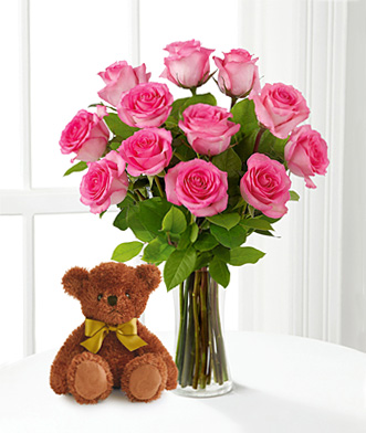 rose bear next day delivery