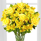 Citrus Burst Bouquet with Vase