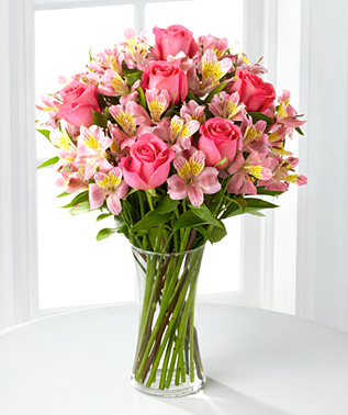 - Dreamland Pink Bouquet with Vase