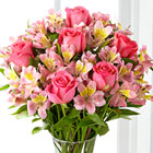 Dreamland Pink Bouquet with Vase