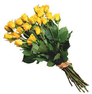 Yellow Roses Virtual Flower Bouquet
