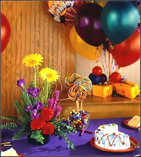 Life's a Party Virtual Birthday Flowers