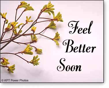 'Feel Better Soon' Virtual Floral ecard