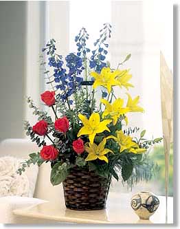 Over the Rainbow Virtual Flower Arrangement