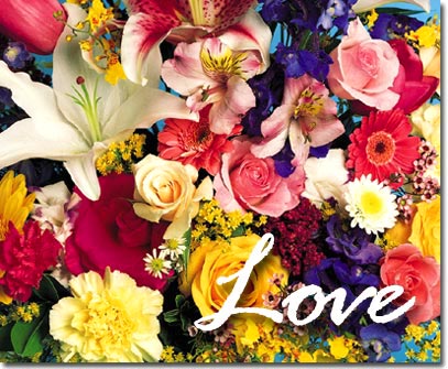 Love - Virtual Assorted Flowers eCard