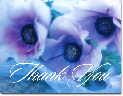 Free 'Thank You' Lavender Flower Ecard